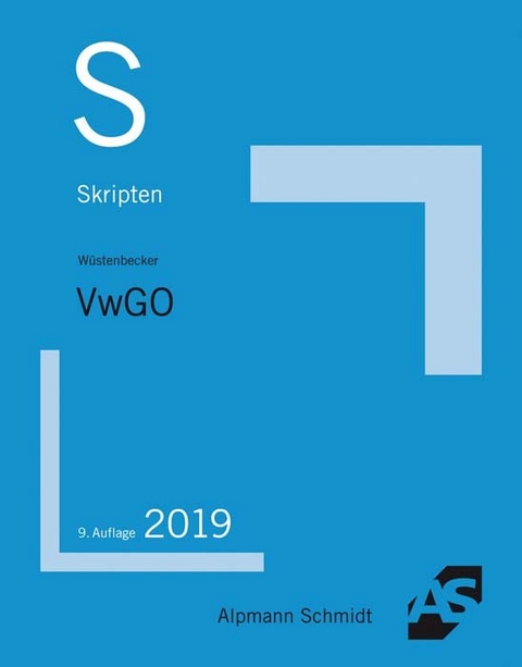 Skript VwGO - Horst Wüstenbecker