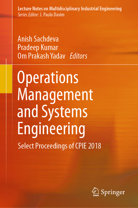 Operations Management and Systems Engineering - 