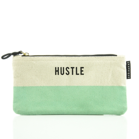 Zip Pouch: Hustle – Modischer Reißverschlussbeutel