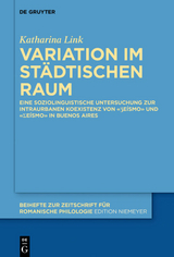 Variation im städtischen Raum - Katharina Link