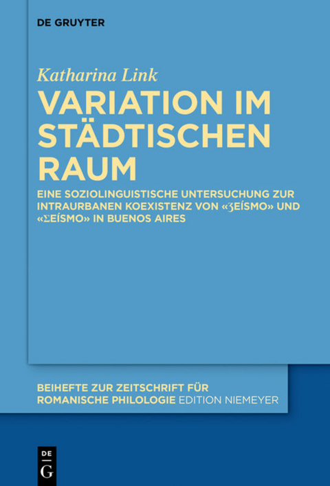 Variation im städtischen Raum - Katharina Link