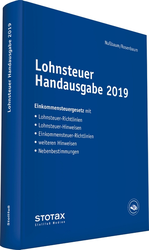 Lohnsteuer Handausgabe 2019 - Sabine Nußbaum, Gerlinde Rosenbaum