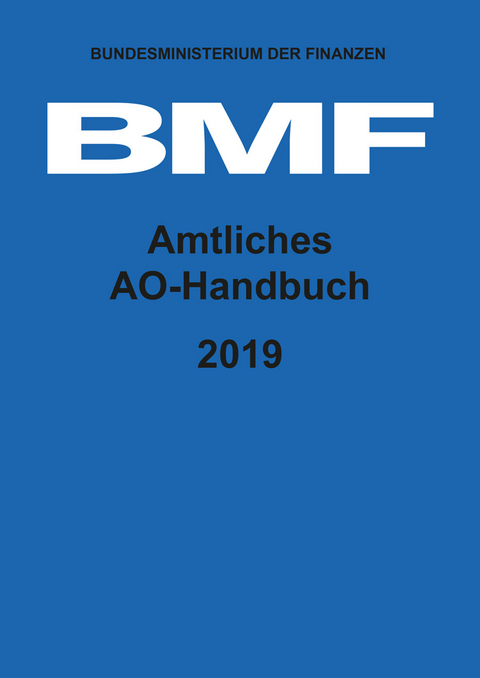 Amtliches AO-Handbuch 2019 - 