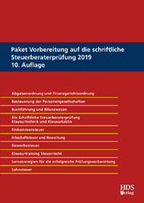 Paket Vorbereitung auf die schriftliche Steuerberaterprüfung 2019 - Maus, Günter; Endlich, Günter; Fränznick, Thomas; Jahn, Thorsten; Knies, Jörg-Thomas; Mutschler, Ingo; Scheel, Thomas; Ratjen, Carola; Sager, Silke; Schimpf, Nadine; Alber, Matthias; Blankenhorn, Harald; Goldhorn, Matthias; Fränznick, Siegfried; Hoffmann, Ingo; Dürr, Christiane; Schmidt, Stephan; Lang, Fritz; Jacobi, Rene; Koke, Katja; Radeisen, Rolf-Rüdiger; Hoffmann, Erwin; Schröder, Heiko