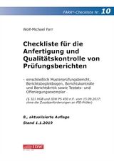 Farr, Checkliste 10 (Prüfungsbericht), 8.A. - Farr, Wolf-Michael