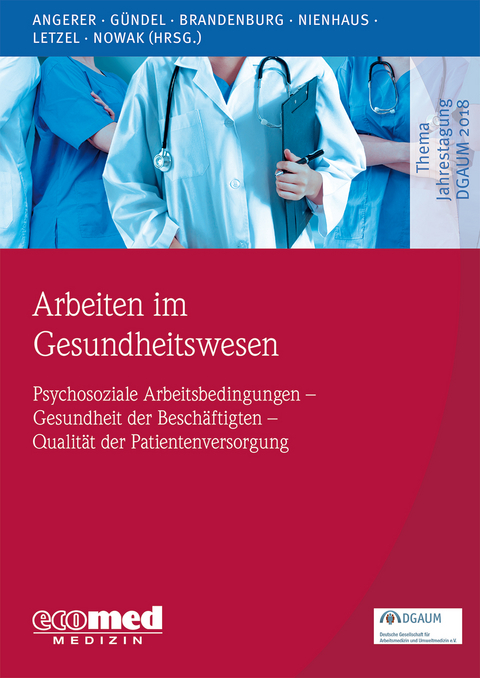 Arbeiten im Gesundheitswesen - Peter Angerer, Harald Gündel, Stephan Brandenburg, Albert Nienhaus, Stephan Letzel, Dennis Nowak