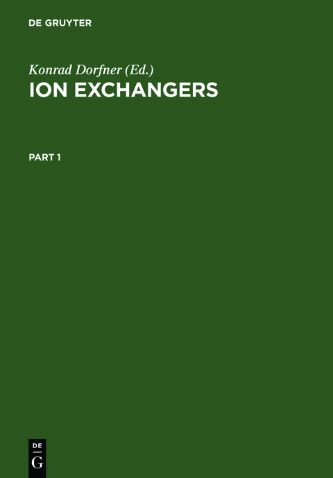 Ion Exchanges - Konrad Dorfner