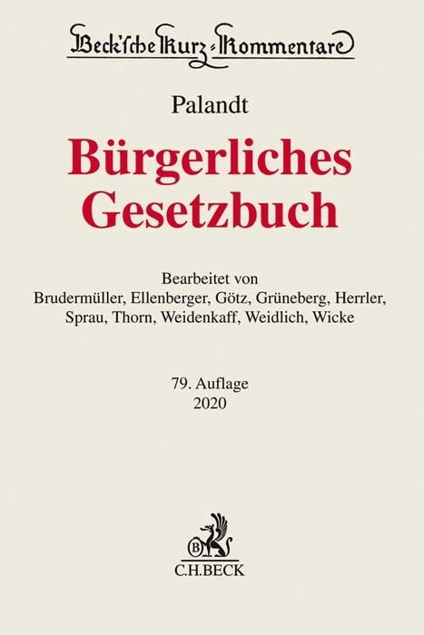 Bürgerliches Gesetzbuch - 