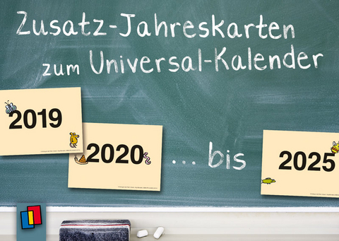 Zusatz-Jahreskarten zum Universal-Kalender, ab 2019