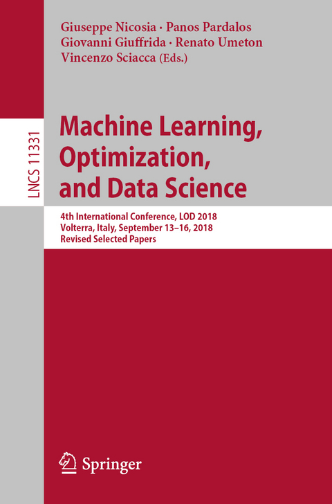 Machine Learning, Optimization, and Data Science - 