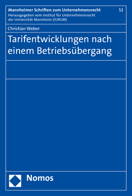 Tarifentwicklungen nach einem Betriebsübergang - Christian Weber