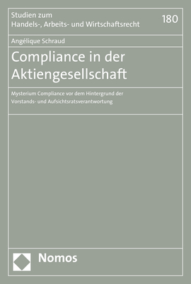 Compliance in der Aktiengesellschaft - Angélique Schraud