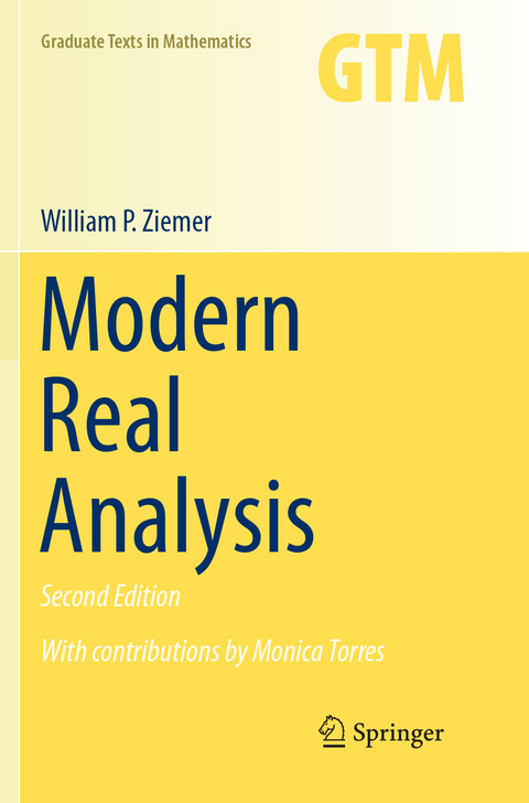 Modern Real Analysis - William P. Ziemer