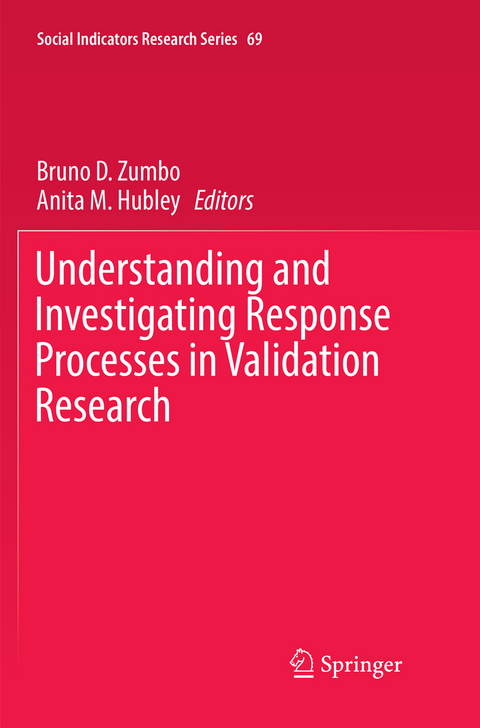 Understanding and Investigating Response Processes in Validation Research - 