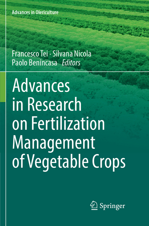 Advances in Research on Fertilization Management of Vegetable Crops - 