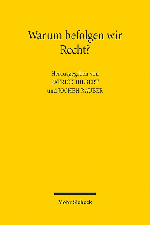 Warum befolgen wir Recht? - 