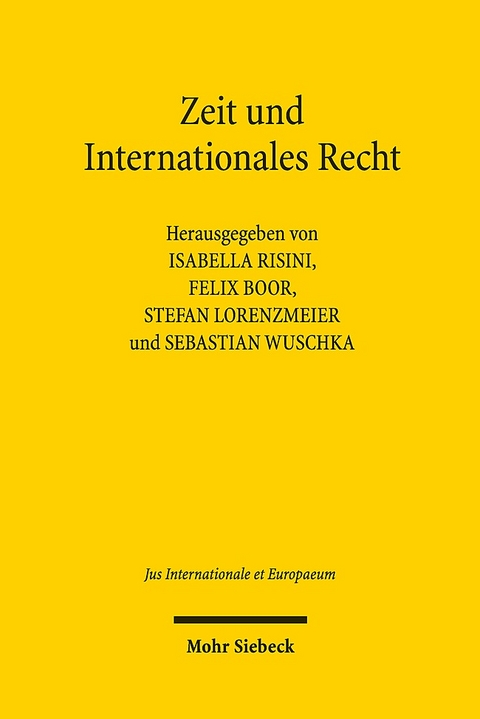 Zeit und Internationales Recht - 