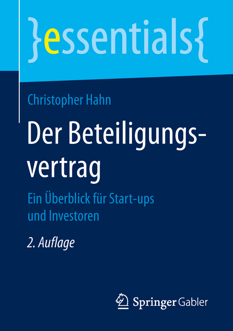 Der Beteiligungsvertrag - Christopher Hahn