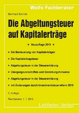 Die Abgeltungsteuer auf Kapitalerträge - Schmid, Bernhard