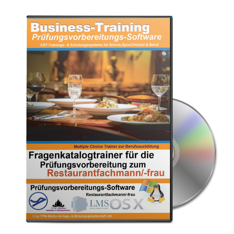 Restaurantfachmann (m/w/d) Fragenkatalogtrainer für Windows mit über 600 Lern- /Prüfungsfragen - Thomas Mueller