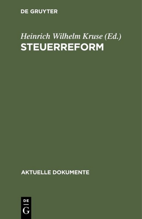 Steuerreform - 