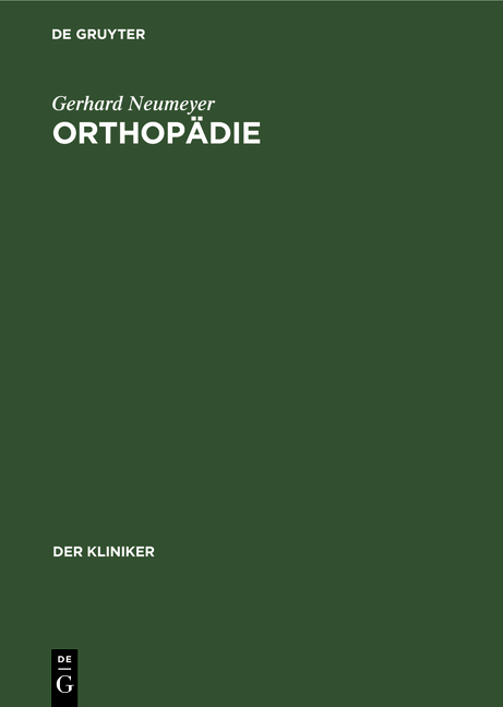 Orthopädie - Gerhard Neumeyer