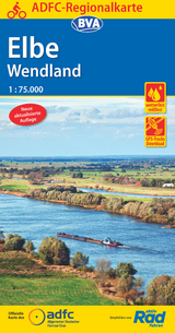 ADFC-Regionalkarte Elbe Wendland 1:75.000, reiß- und wetterfest, GPS-Tracks Download - 