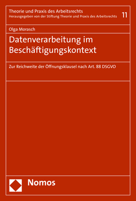 Datenverarbeitung im Beschäftigungskontext - Olga Morasch