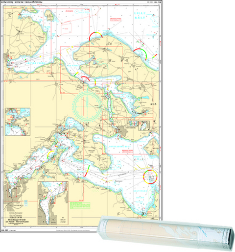 Einzelkarte Flensburger Förde - Als Sund Abenra Fjord / Flensburg Fjord West (Ausgabe 2019)