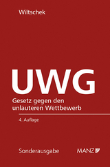 UWG Gesetz gegen den unlauteren Wettbewerb - Wiltschek, Lothar