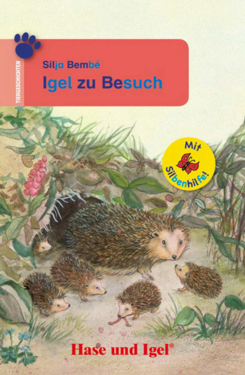 Igel zu Besuch / Silbenhilfe - Silja Bembé