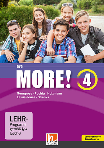 MORE! 4 DVD, für General Course und Enriched Course - Günter Gerngross, Herbert Puchta, Christian Holzmann, Peter Lewis-Jones, Jeff Stranks