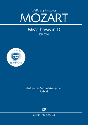 Missa brevis in D (Klavierauszug) - Wolfgang Amadeus Mozart