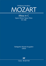 Missa in C (Klavierauszug) - Wolfgang Amadeus Mozart