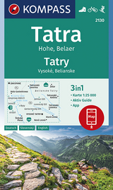 KOMPASS Wanderkarte Tatra Hohe, Belaer, Tatry, Vysoké, Belianske - KOMPASS-Karten GmbH