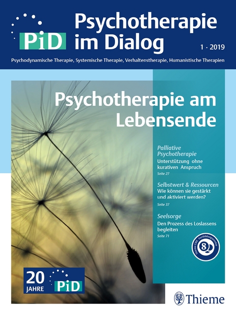 Psychotherapie im Dialog - Psychotherapie am Lebensende