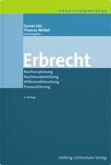 Praxiskommentar Erbrecht - Daniel Abt, Manuela Brenneis-Hobi, Adrian Briner, Jacqueline Burckhardt Bertossa, Fabian Burkart, Bernhard Christ, Mark Eichner, Frank Emmel, Roland Fankhauser, Eric Flückiger, Barbara Graham-Siegenthaler, Stefan Grundmann, Harold Grüninger, Matthias Häuptli, Nora Heuberger, Stephanie Hrubesch-Millauer, Beatrice Klaesi, Pius Koller, Hans Rainer Künzle, Mathias Kuster, Martin Lenz, Ramon Mabillard, Christoph Nertz, Christoph Niederer, Michael Nonn, Dieter Schärer, René Strazzer, Andrea Tarnutzer-Münch, Nadia Tarolli Schmidt, Thomas Weibel, Alexandra Zeiter