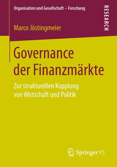 Governance der Finanzmärkte - Marco Jöstingmeier