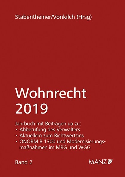 Wohnrecht 2019 - 