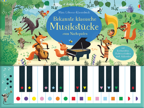 Mein Usborne-Klavierbuch: Bekannte klassische Musikstücke zum Nachspielen, m. Farbtastatur - Sam Taplin