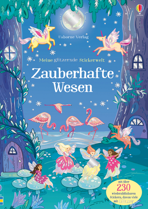 Meine glitzernde Stickerwelt: Zauberhafte Wesen - Fiona Patchett