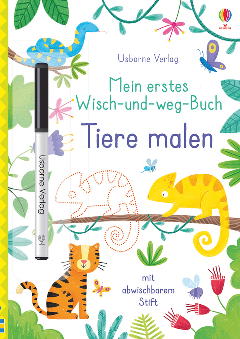 Mein erstes Wisch-und-weg-Buch - Tiere malen - Kirsteen Robson