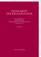 Zeitschrift für Balkanologie 54 (2018) 2 - 