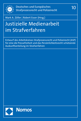 Justizielle Medienarbeit im Strafverfahren - 