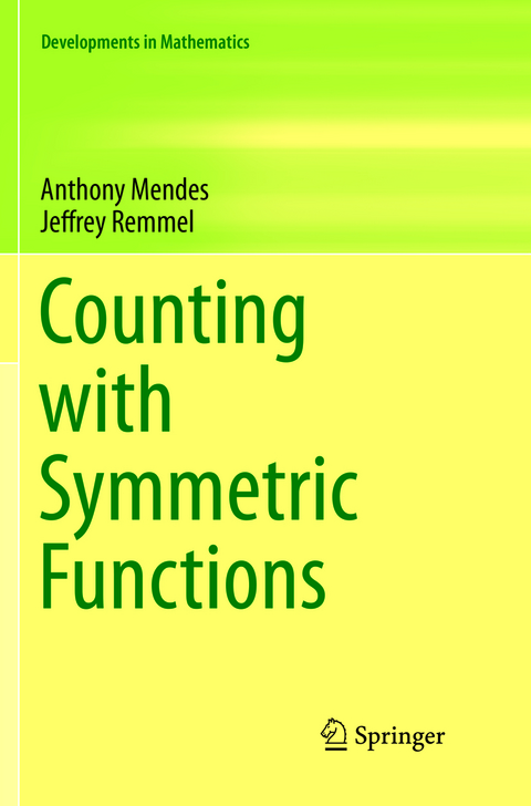 Counting with Symmetric Functions - Anthony Mendes, Jeffrey Remmel