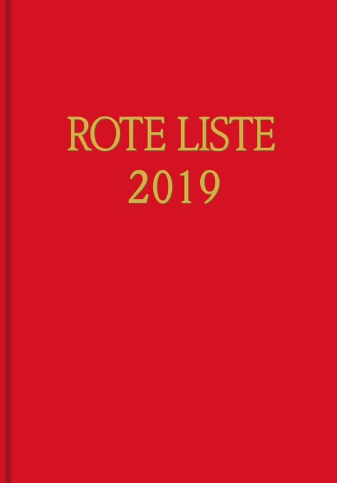 ROTE LISTE 2019 Buchausgabe Aboausgabe