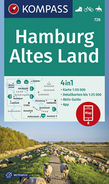 KOMPASS Wanderkarte Hamburg, Altes Land - 