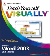 Teach Yourself VISUALLY Microsoft Word 2003 - Elaine Marmel