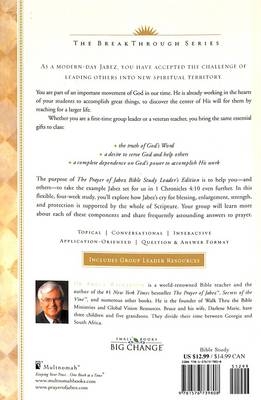 Prayer of Jabez Bible Study Leader's Edition -  Bruce Wilkinson