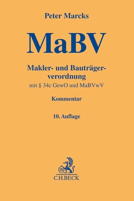 Makler- und Bauträgerverordnung - Peter Marcks